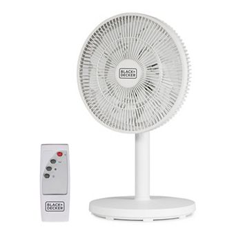 BLACK+DECKER 12-Inch Dual Blade Table Fan with Remote