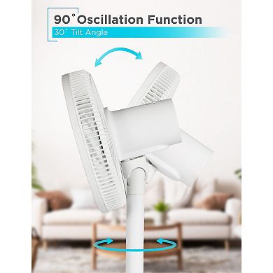 BLACK+DECKER 12-Inch Dual Blade Table Fan with Remote
