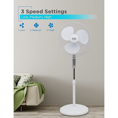 BLACK + DECKER 18-Inch Stand Fan with Remote