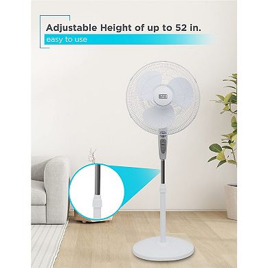 BLACK + DECKER 18-Inch Stand Fan with Remote
