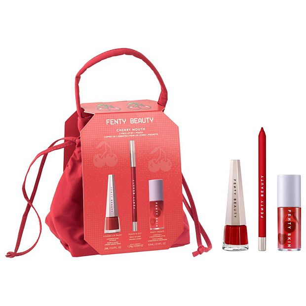 FENTY BEAUTY by Rihanna Cherry Mouth 3-Piece Lip Set + Pouch