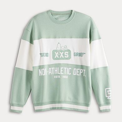 Juniors' Peanuts Snoopy Good Grief Fleece Graphic Crewneck Sweatshirt