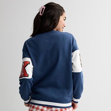 Juniors' Hello Kitty Fleece Graphic Crewneck Sweatshirt