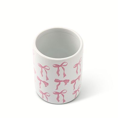 MAISON DE BASE Ceramic Bow Print Tumbler