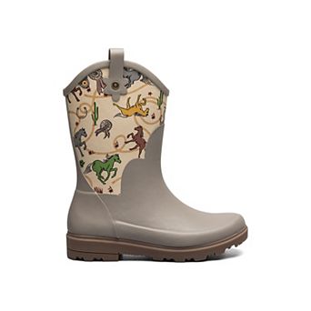 Bogs Lil Jolene Girls' Waterproof Rain Boots