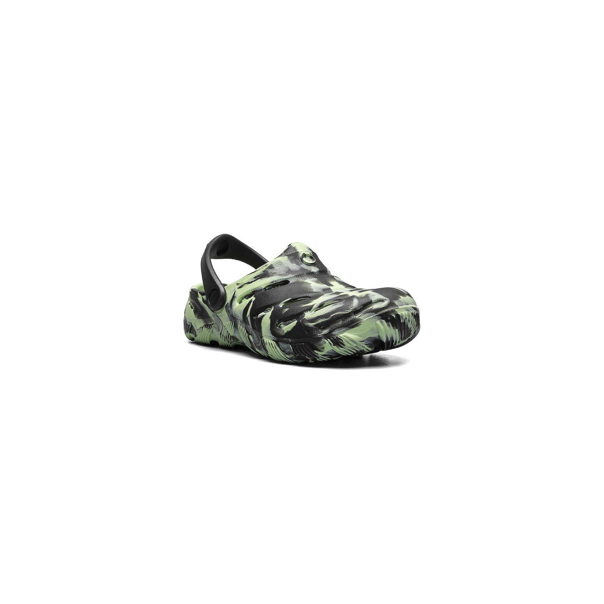 Bogs Boga Kids Clogs, Boys, Size: 1, Black Green