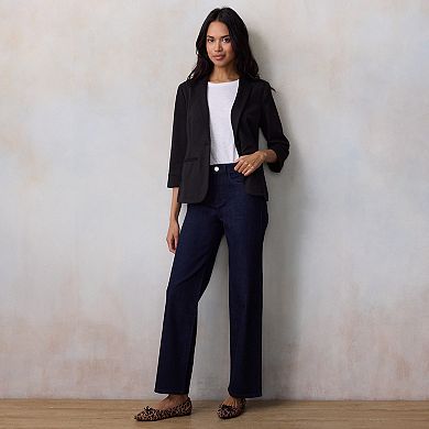 Women's LC Lauren Conrad Super High Rise Palazzo Wide Leg Jeans