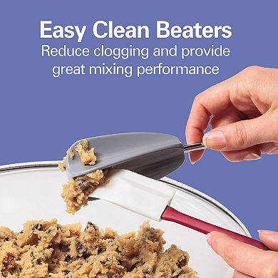 Hamilton Beach 6-Speed Hand Mixer with Case & Easy Clean Beaters