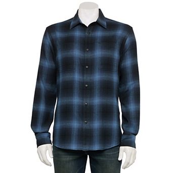 Sonoma Goods For Life® Adaptive Long Sleeve Flannel Shirt