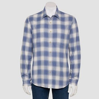 Sonoma Goods For Life® Adaptive Long Sleeve Flannel Shirt
