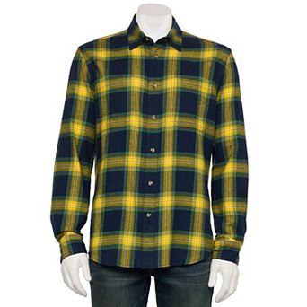 Sonoma Goods For Life® Adaptive Long Sleeve Flannel Shirt