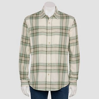 Sonoma Goods For Life® Adaptive Long Sleeve Flannel Shirt