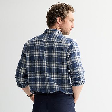 Sonoma Goods For Life® Long Sleeve Brushed Flannel Shirt