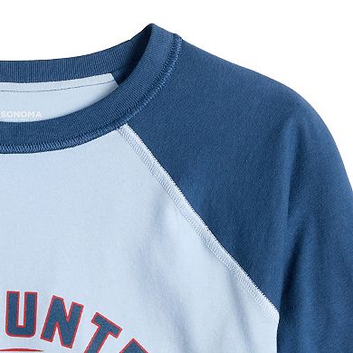 Boys 8-20 Sonoma Goods For Life® Adaptive Everyday Long Sleeve Raglan Tee