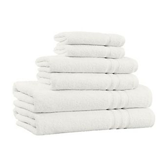 100% Cotton 6 pc Bath Towel Set Highly Absorbent, Extra Soft Quality Towel For Bathroom