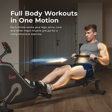 Sunny Health & Fitness Smart Magnetic Rowing Machine