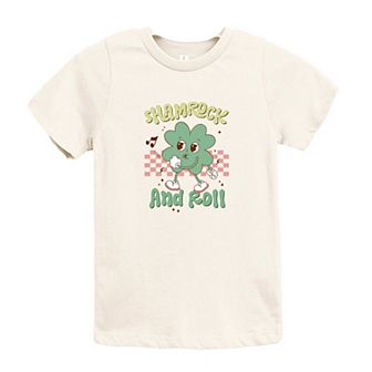Shamrock And Roll Toddler Short Sleeve Graphic Tee