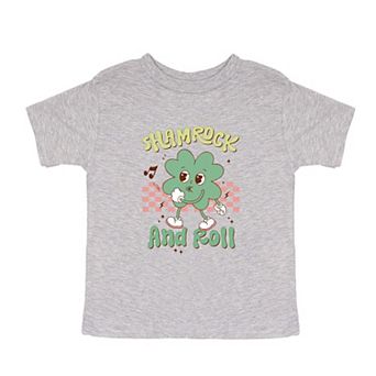 Shamrock And Roll Toddler Short Sleeve Graphic Tee