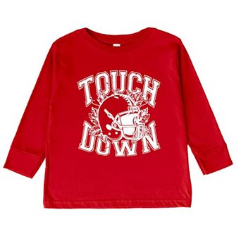 Touchdown Helmet Youth Long Sleeve Graphic Tee