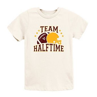 Team Halftime Distressed - Maroon Toddler Short Sleeve Graphic Tee