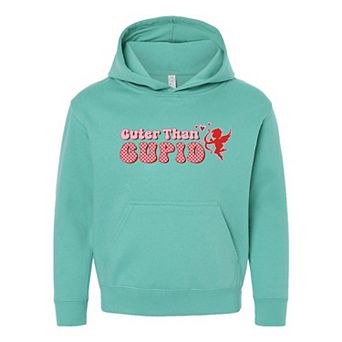 Cuter Than Cupid Youth Graphic Hoodie