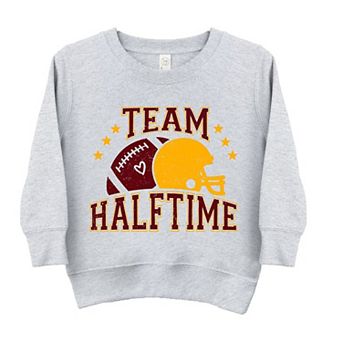 Team Halftime Distressed - Maroon Youth Ultra-Soft Graphic Sweatshirt