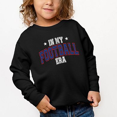 In My Football Era - Blue Toddler Graphic Sweatshirt