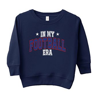 In My Football Era - Blue Toddler Graphic Sweatshirt