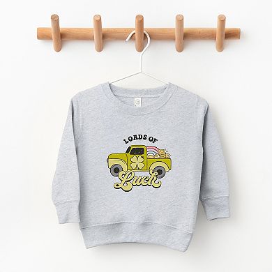 Loads Of Luck Retro Truck Youth Ultra-Soft Graphic Sweatshirt