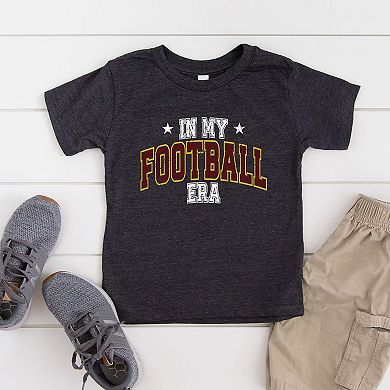 In My Football Era - Maroon Toddler Short Sleeve Graphic Tee