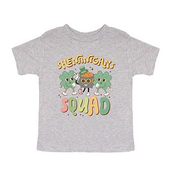 Shenanigans Squad Toddler Short Sleeve Graphic Tee