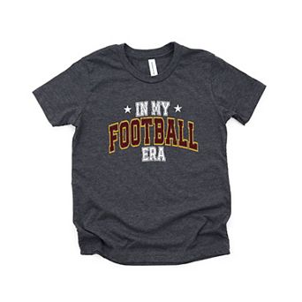 In My Football Era - Maroon Youth Short Sleeve Graphic Tee
