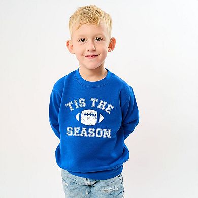 Tis The Season Football Toddler Graphic Sweatshirt