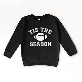 Tis The Season Football Toddler Graphic Sweatshirt