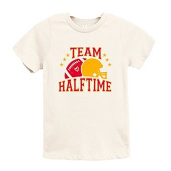 Team Halftime Distressed - Red Toddler Short Sleeve Graphic Tee