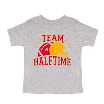 Team Halftime Distressed - Red Toddler Short Sleeve Graphic Tee