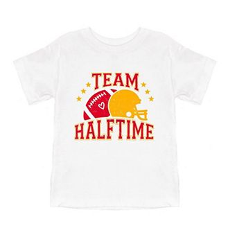 Team Halftime Distressed - Red Toddler Short Sleeve Graphic Tee
