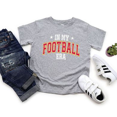 In My Football Era - Red Toddler Short Sleeve Graphic Tee