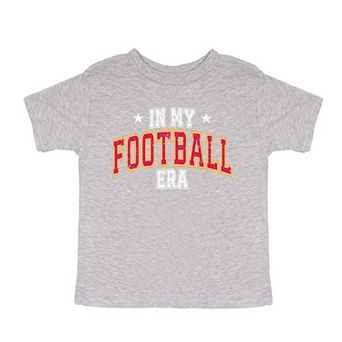 In My Football Era - Red Toddler Short Sleeve Graphic Tee