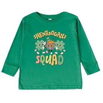 Shenanigans Squad Toddler Long Sleeve Graphic Tee