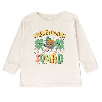 Shenanigans Squad Toddler Long Sleeve Graphic Tee