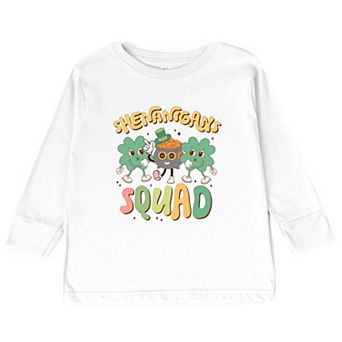 Shenanigans Squad Toddler Long Sleeve Graphic Tee