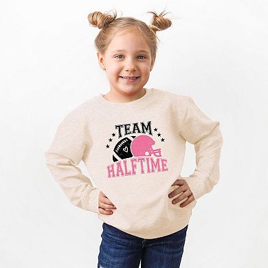 Team Halftime Distressed Toddler Graphic Sweatshirt