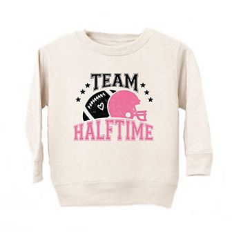 Team Halftime Distressed Toddler Graphic Sweatshirt