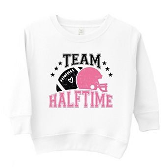Team Halftime Distressed Toddler Graphic Sweatshirt