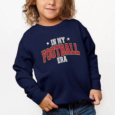 In My Football Era - Red Toddler Graphic Sweatshirt