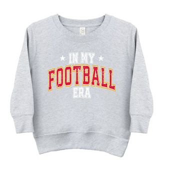 In My Football Era - Red Toddler Graphic Sweatshirt
