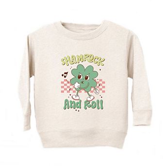 Shamrock And Roll Youth Ultra-Soft Graphic Sweatshirt