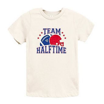 Team Halftime Distressed - Blue Toddler Short Sleeve Graphic Tee