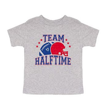 Team Halftime Distressed - Blue Toddler Short Sleeve Graphic Tee